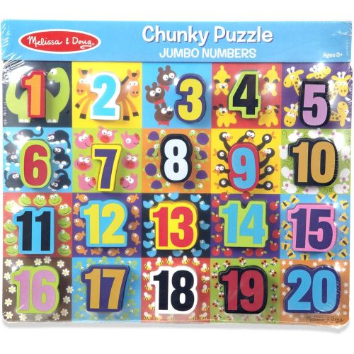  Melissa & Doug Jumbo Numbers Chunky Puzzle