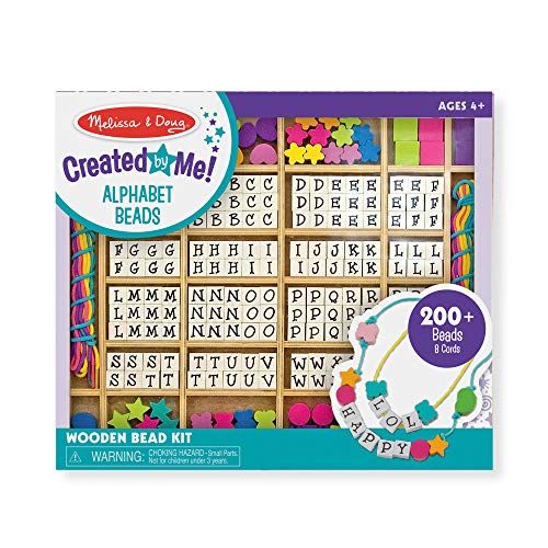  Melissa & Doug Created by Me Alphabet Beads Wooden Bead Kit