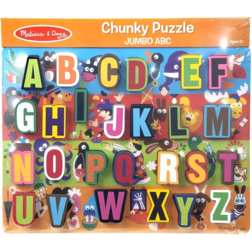  Melissa & Doug Jumbo ABC Chunky Puzzle