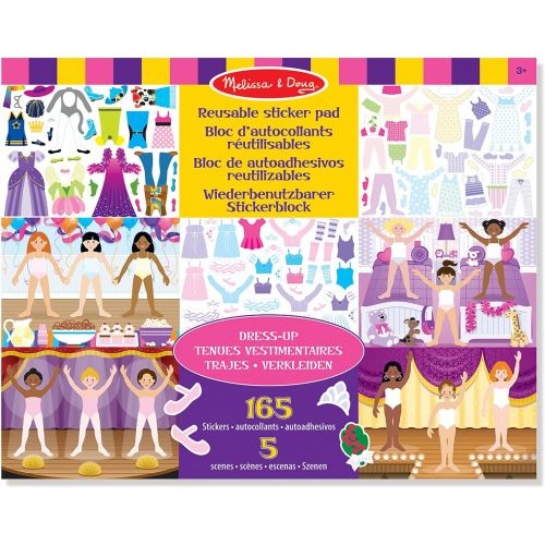  Melissa & Doug Dress-Up Reusable Sticker Pad