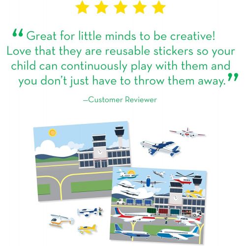  Melissa & Doug Reusable Sticker Pad - Vehicles