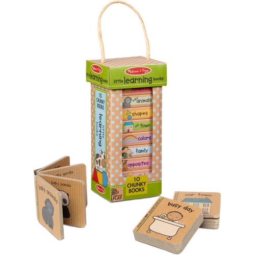  Melissa & Doug Childrens Book - Natural Play Book Tower: Little Learning Books