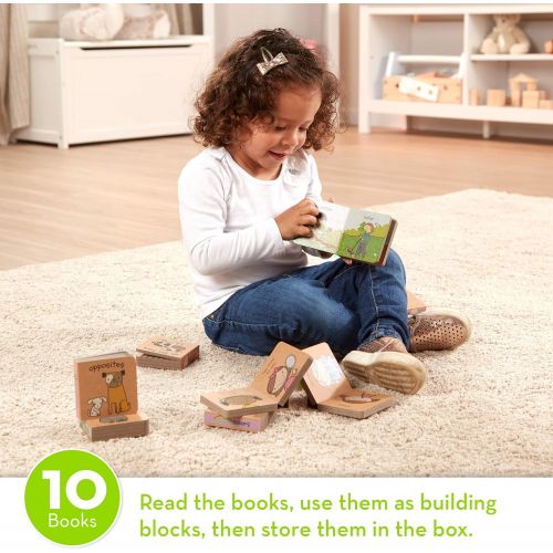  Melissa & Doug Childrens Book - Natural Play Book Tower: Little Learning Books