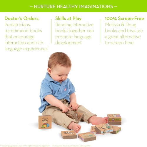  Melissa & Doug Childrens Book - Natural Play Book Tower: Little Learning Books