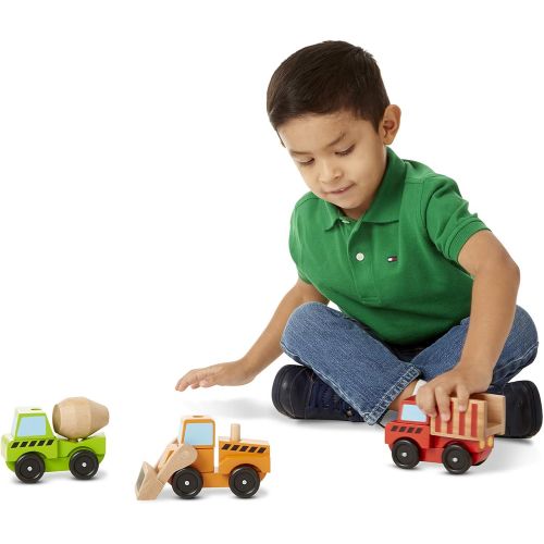  Melissa & Doug Stacking Construction Vehicles