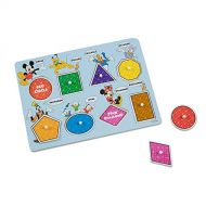 Melissa & Doug Mickey Mouse Clubhouse Wooden Shapes & Colors Peg Puzzle