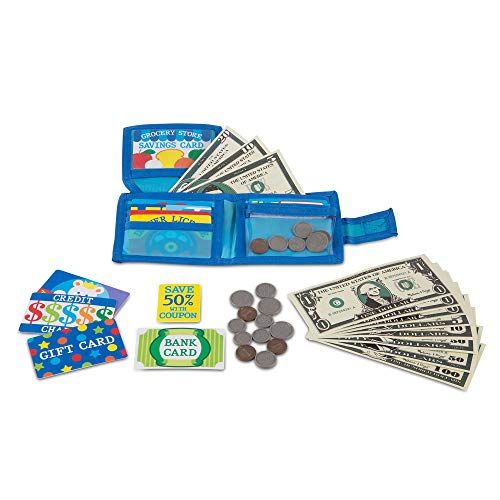  Melissa & Doug Pretend-to-Spend Wallet