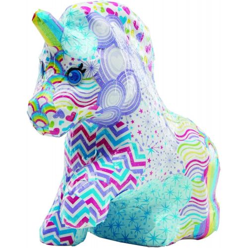  Melissa & Doug Decoupage Made Easy Unicorn Paper Mache Craft Kit with Stickers