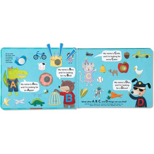  Melissa & Doug Poke-a-Dot  An Alphabet Eye Spy