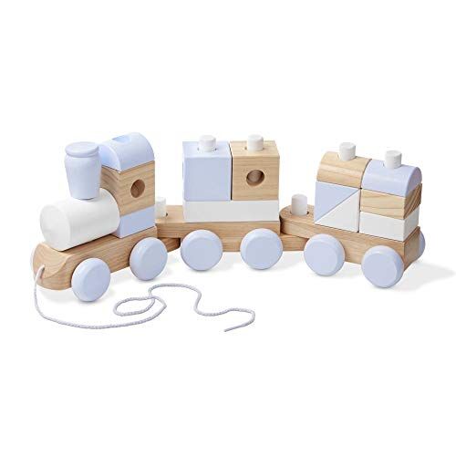  Melissa & Doug Jumbo Wooden Stacking Train - Natural, Multi, 1 EA (8771)