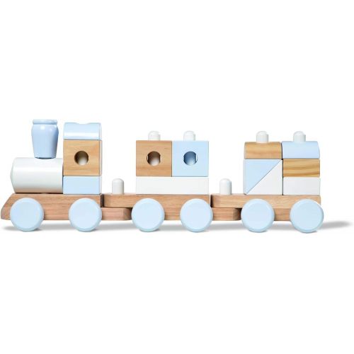  Melissa & Doug Jumbo Wooden Stacking Train - Natural, Multi, 1 EA (8771)