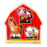 Melissa & Doug Barnyard Animals Jumbo Knob Puzzle