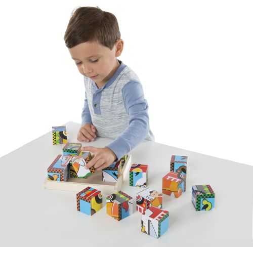  Melissa & Doug Vehicles Cube Puzzle