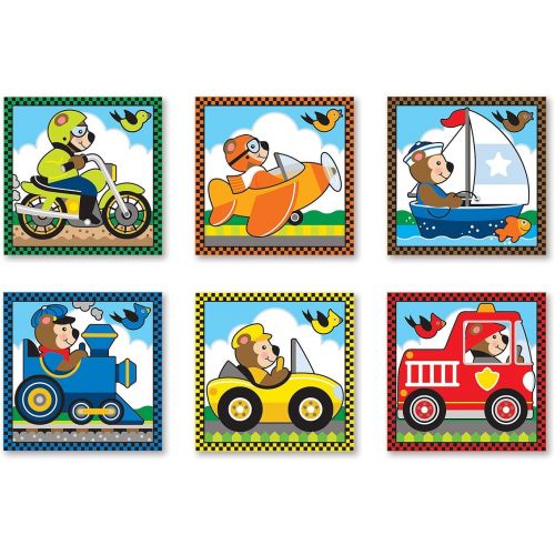  Melissa & Doug Vehicles Cube Puzzle