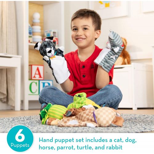  Melissa & Doug Pet Buddies Hand Puppets