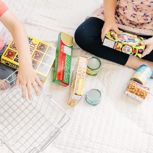  Melissa & Doug Grocery Basket with Play Food