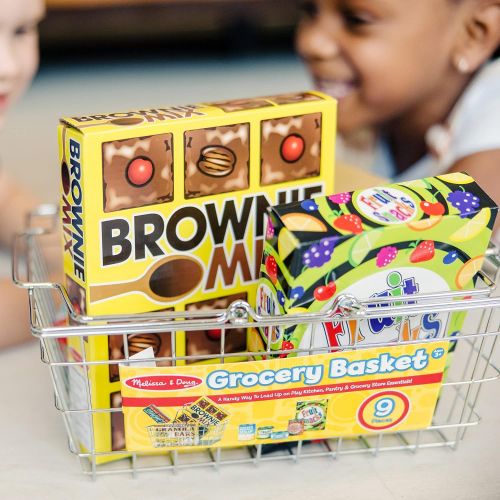  Melissa & Doug Grocery Basket with Play Food