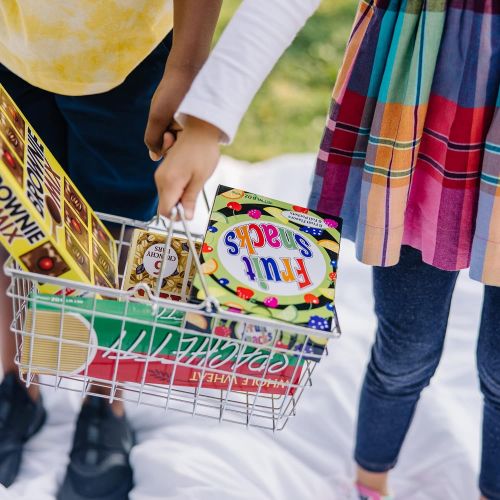  Melissa & Doug Grocery Basket with Play Food