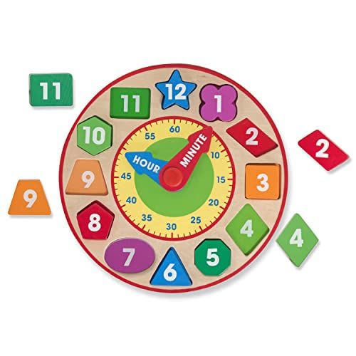  Melissa & Doug Shape Sorting Clock