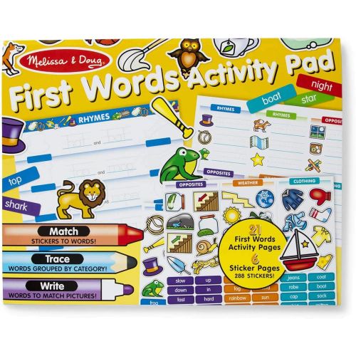  Melissa & Doug First Words Activity Pad