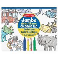 -Melissa-&-Doug Jumbo Coloring Pad Blue