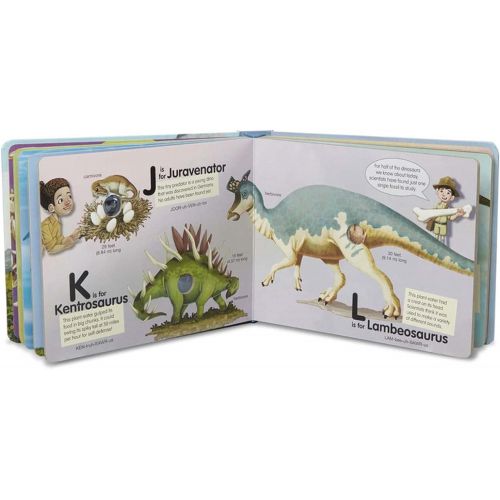  Melissa & Doug Poke-a-Dot  Dinosaurs A to Z