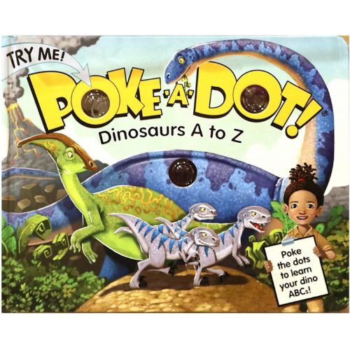  Melissa & Doug Poke-a-Dot  Dinosaurs A to Z