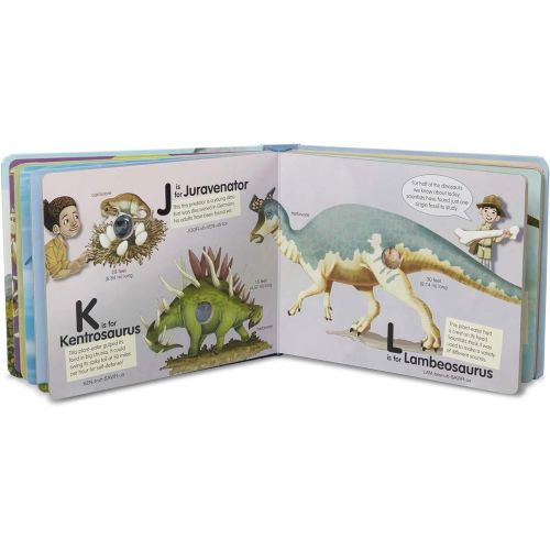  Melissa & Doug Poke-a-Dot  Dinosaurs A to Z