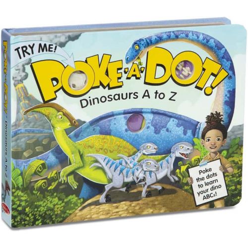  Melissa & Doug Poke-a-Dot  Dinosaurs A to Z