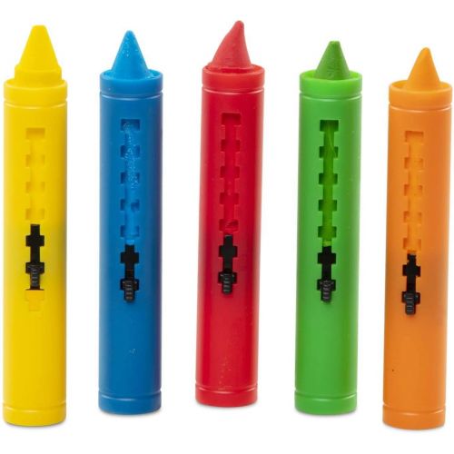  Melissa & Doug Learning Mat Crayons, 5 Colors