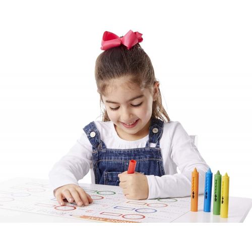  Melissa & Doug Learning Mat Crayons, 5 Colors