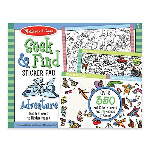  Melissa & Doug Seek & Find Sticker Pad  Adventure