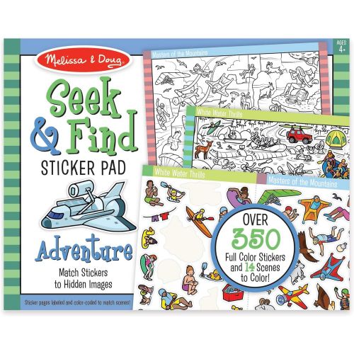  Melissa & Doug Seek & Find Sticker Pad  Adventure