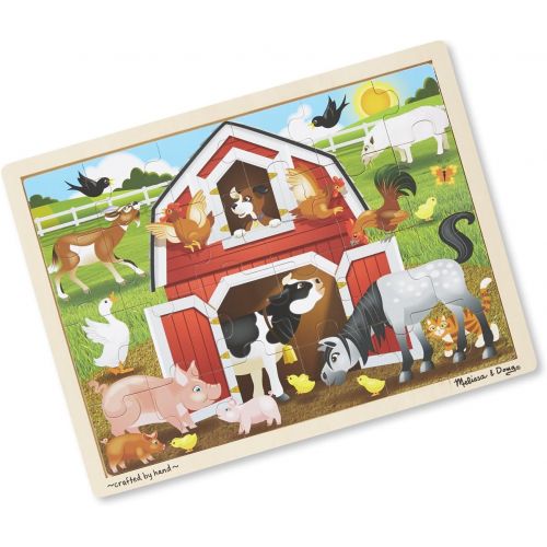  Melissa & Doug Barnyard Wooden Jigsaw Puzzle (24 pcs)