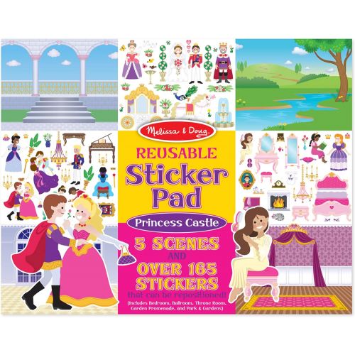  Melissa & Doug Princess Castle Reusable Sticker Pad