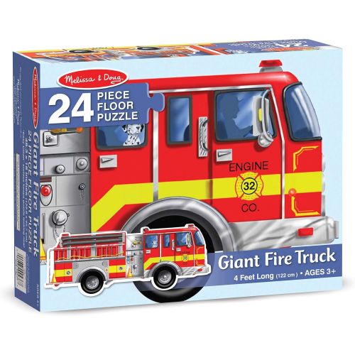  Melissa & Doug Giant Fire Truck Floor Puzzle (24 pc)