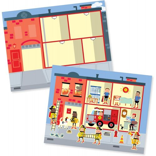  Melissa & Doug Reusable Sticker Pad - My Town