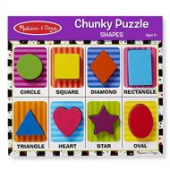 Melissa & Doug Shapes Wooden Chunky Puzzle