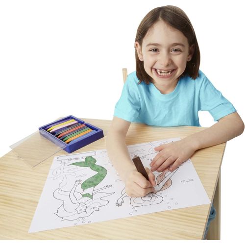  Melissa & Doug Jumbo Coloring Pad - Horses, Hearts, Flowers, and More