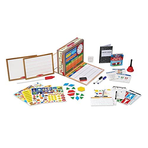  Melissa & Doug School Time! Classroom Play Set