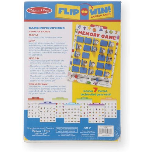  Melissa & Doug Flip-to-Win Memory Game