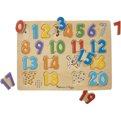  Melissa & Doug Numbers Sound Puzzle