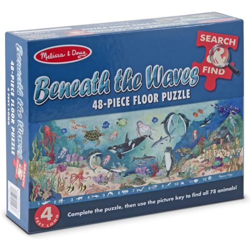 Melissa & Doug 48pc Under the Sea Search & Find Floor Puzzle