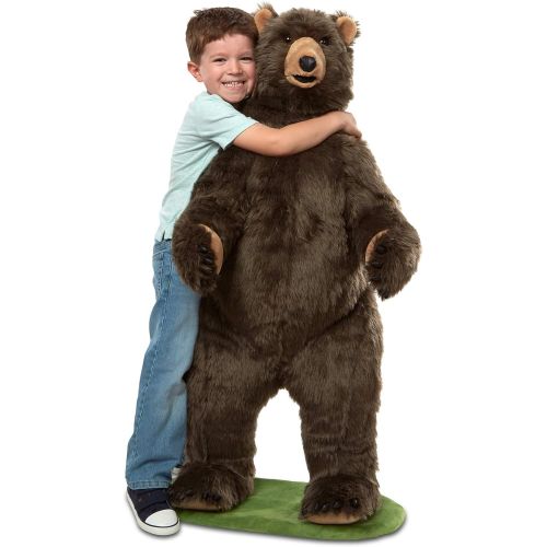  Melissa & Doug Grizzly Bear, Brown (30402)