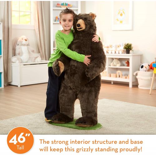  Melissa & Doug Grizzly Bear, Brown (30402)