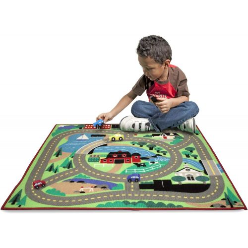  Melissa & Doug Round the Town Road Rug