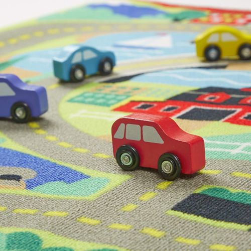  Melissa & Doug Round the Town Road Rug