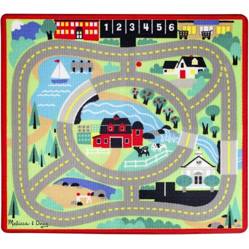  Melissa & Doug Round the Town Road Rug