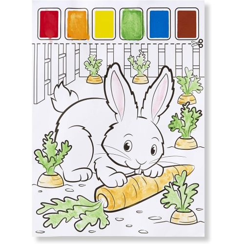  Melissa & Doug Paint with Water Bundle contains Farm, Ocean and Safari