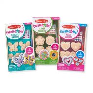 Melissa & Doug Paint & Decorate Your Own Wooden Magnets Craft Kit  Butterflies, Hearts, Flowers